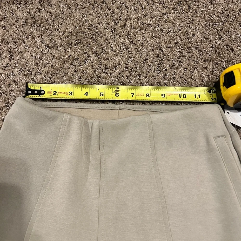 NWT Wide Leg Pleated Light Green Pants - Picture 5 of 10